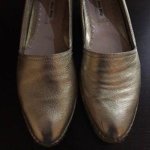 MIU MIU ESPADRILLE, size 40 ,used, no box